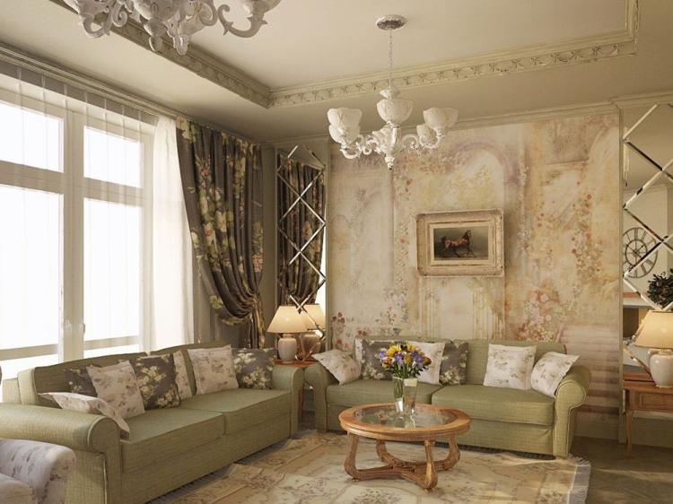 Provence à l'intérieur du salon