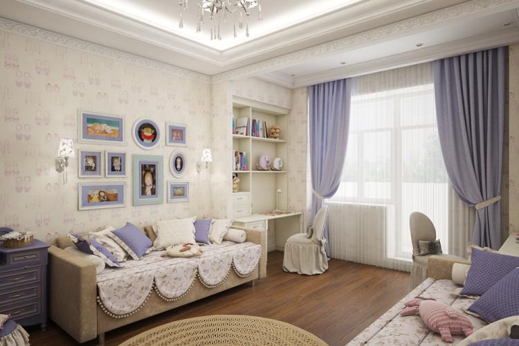 La Provence à l'intérieur d'une chambre d'enfant