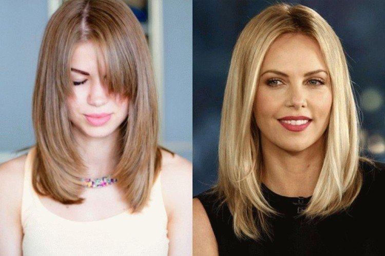 Coupe de cheveux en cascade laminée pour cheveux courts