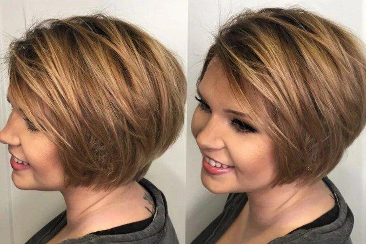 Bob gradué - Coupes de cheveux pour femmes obèses