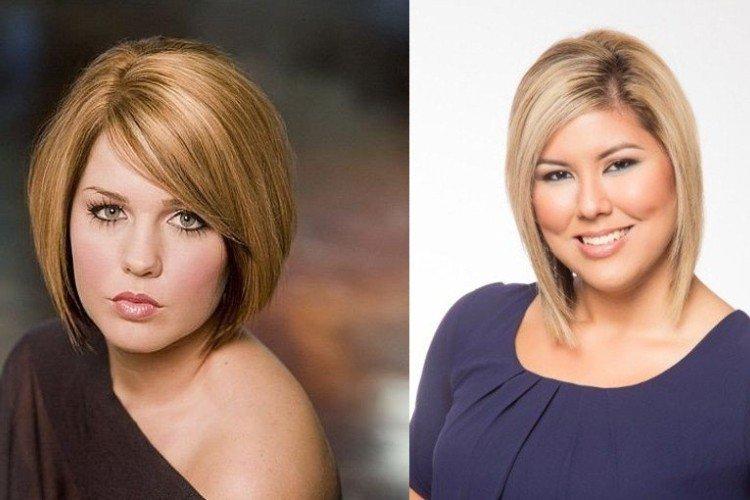 Long bob - Coupes de cheveux pour femmes obèses