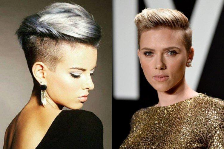 Pompadour - Coupes pour cheveux courts donnant du volume