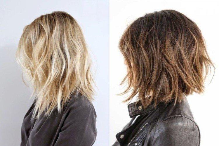 Ragged bob - Coupes de cheveux pour cheveux moyens qui donnent du volume