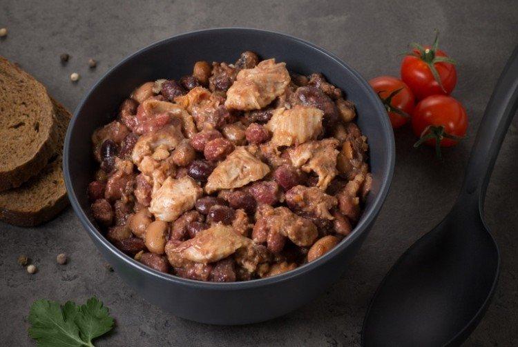 Porc à la sauce de poisson dans une poêle - recettes