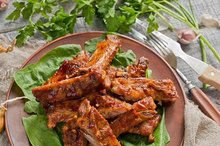 Côtes levées de porc au curry - recettes