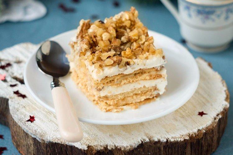 Mini gâteau Crème aigre sans cuisson - recettes