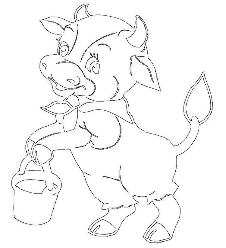 Pochoirs du taureau sur les fenêtres pour le nouvel an 2021 - photo