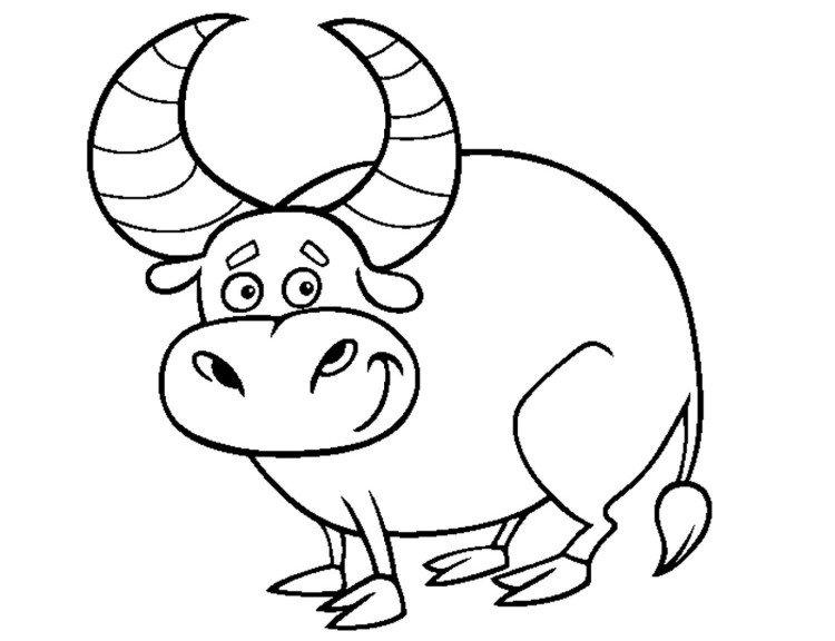 Pochoirs du taureau sur les fenêtres pour le nouvel an 2021 - photo