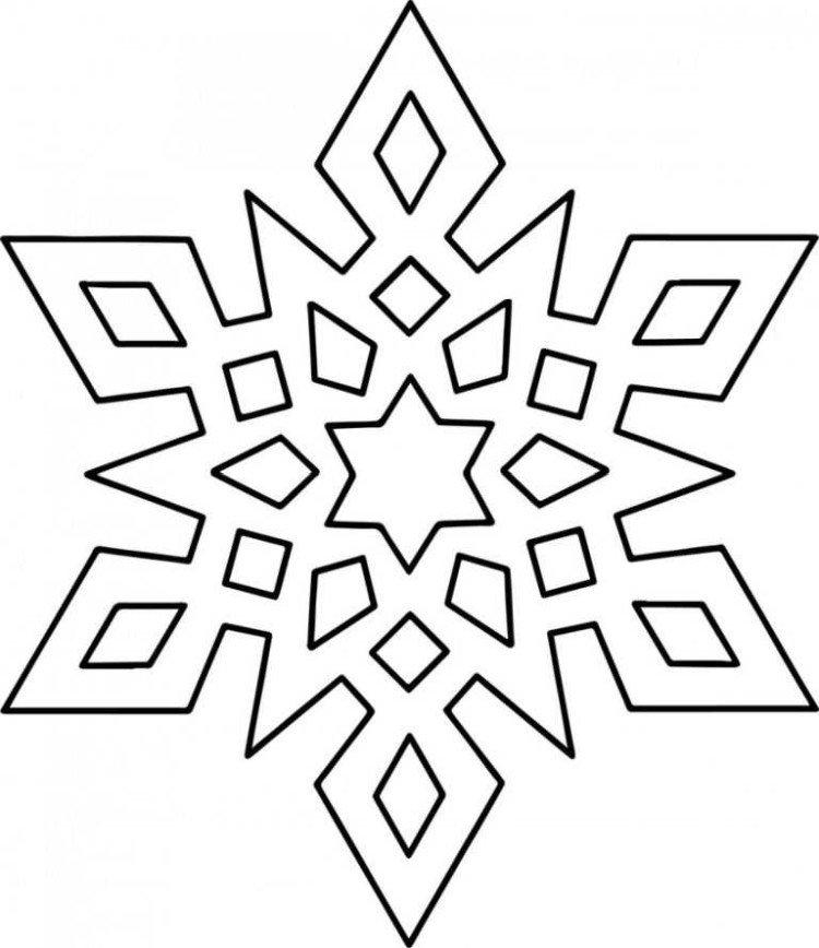 Comment couper - Pochoirs flocon de neige pour le nouvel an 2021