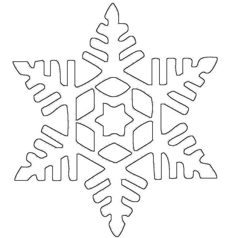 Pochoirs de flocon de neige pour le nouvel an 2021 pour le dessin