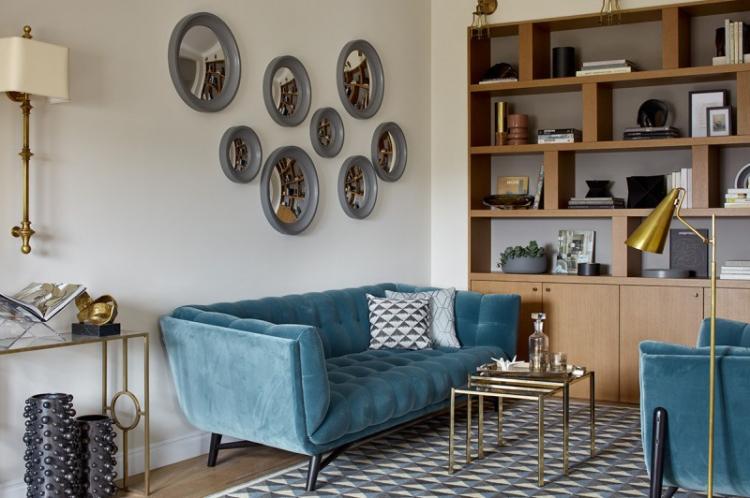 Appartement de trois pièces dans le complexe résidentiel Kamelot, Khamovniki - design d'intérieur