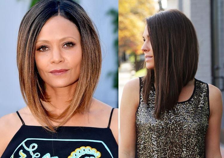 Carré long sans frange