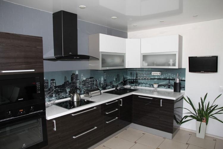 Cuisines d'angle - photos de vrais intérieurs