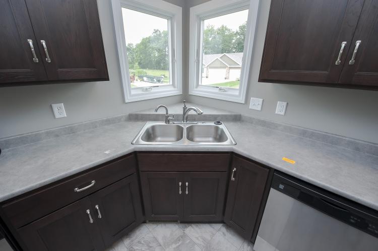 Cuisines d'angle - photos de vrais intérieurs