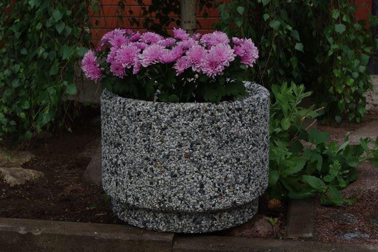 Pots de fleurs d'extérieur - photo