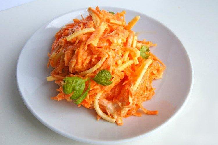 Salade de carottes au fromage - Recettes Dîner en 15 minutes