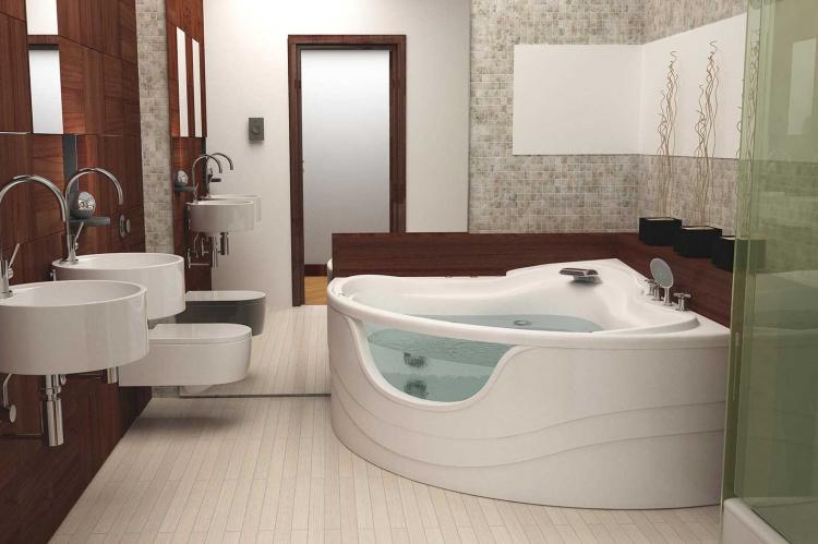 Baignoire - Accessoires de salle de bain dans un style moderne