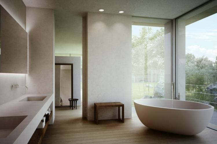 Conception de salle de bain dans un style moderne - photo