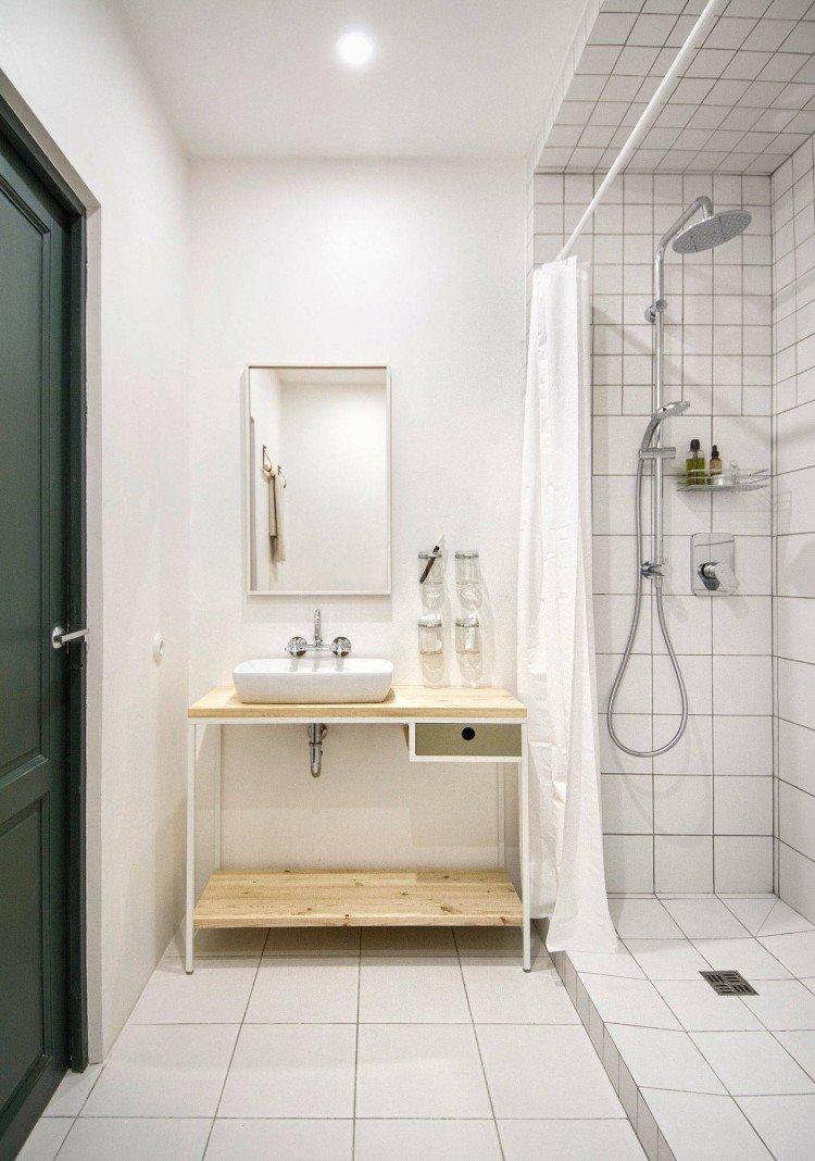 Conception de salle de bain de style scandinave - photo
