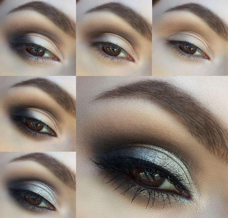 Maquillage de soirée - photos étape par étape