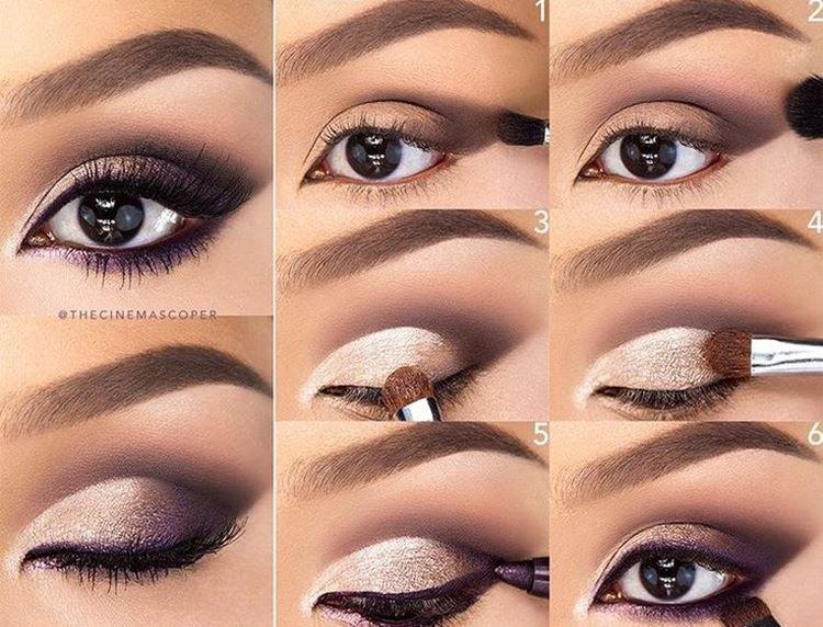 Maquillage de soirée - photos étape par étape