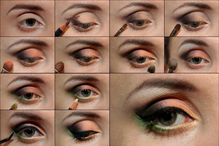 Maquillage de soirée - photos étape par étape