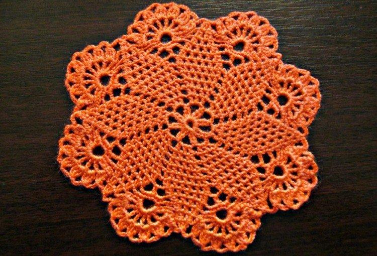 Serviette ajourée - Crochet pour débutants
