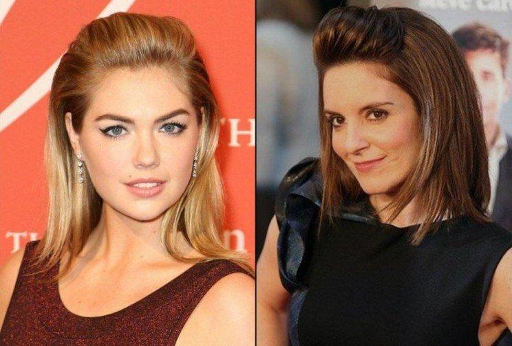 Backbrush - Coiffures pour visage rond pour cheveux mi-longs