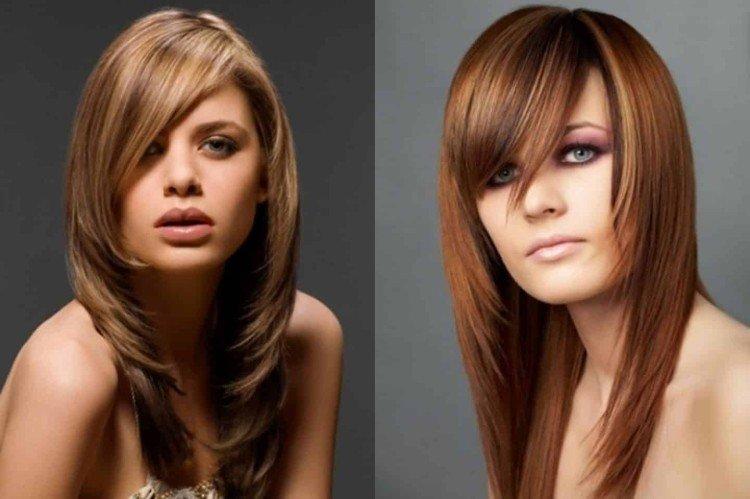 Side Parting - Coiffures pour visage rond pour cheveux mi-longs