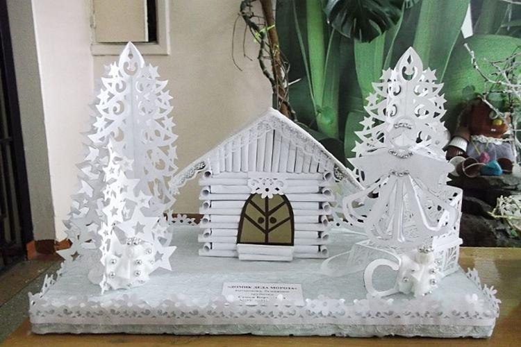 Cour de papier - Bricolage d'hiver à la maternelle