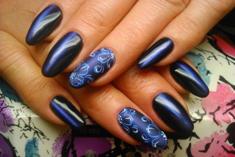 Manucure hiver oeil de chat 2020-2021