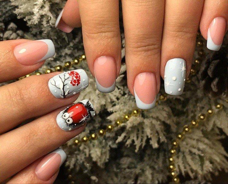 Manucure française hiver 2020-2021