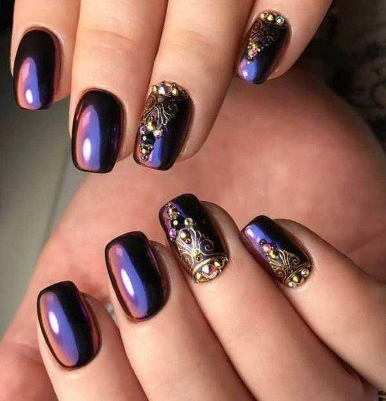 Manucure d'hiver avec frottement 2020-2021