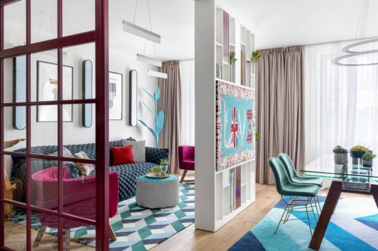 Cloisons statiques - Méthodes de zonage de la cuisine et du salon