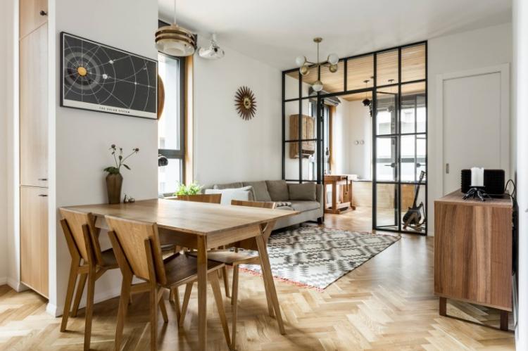 Zonage d'un appartement d'une pièce - photos, idées et méthodes